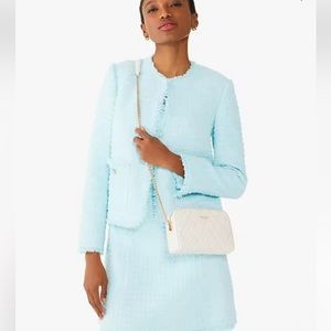 Kate Spade Carey Smooth Quilted Leather Mini Camera Bag (TXABIN)